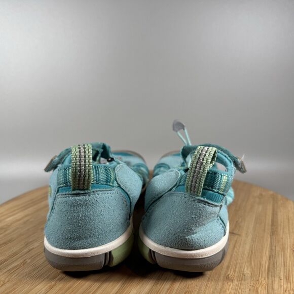 Keen Clearwater CNX Sandal Kids' 3 Teal Beach Water Summer Closed Toe - Picture 4 of 6